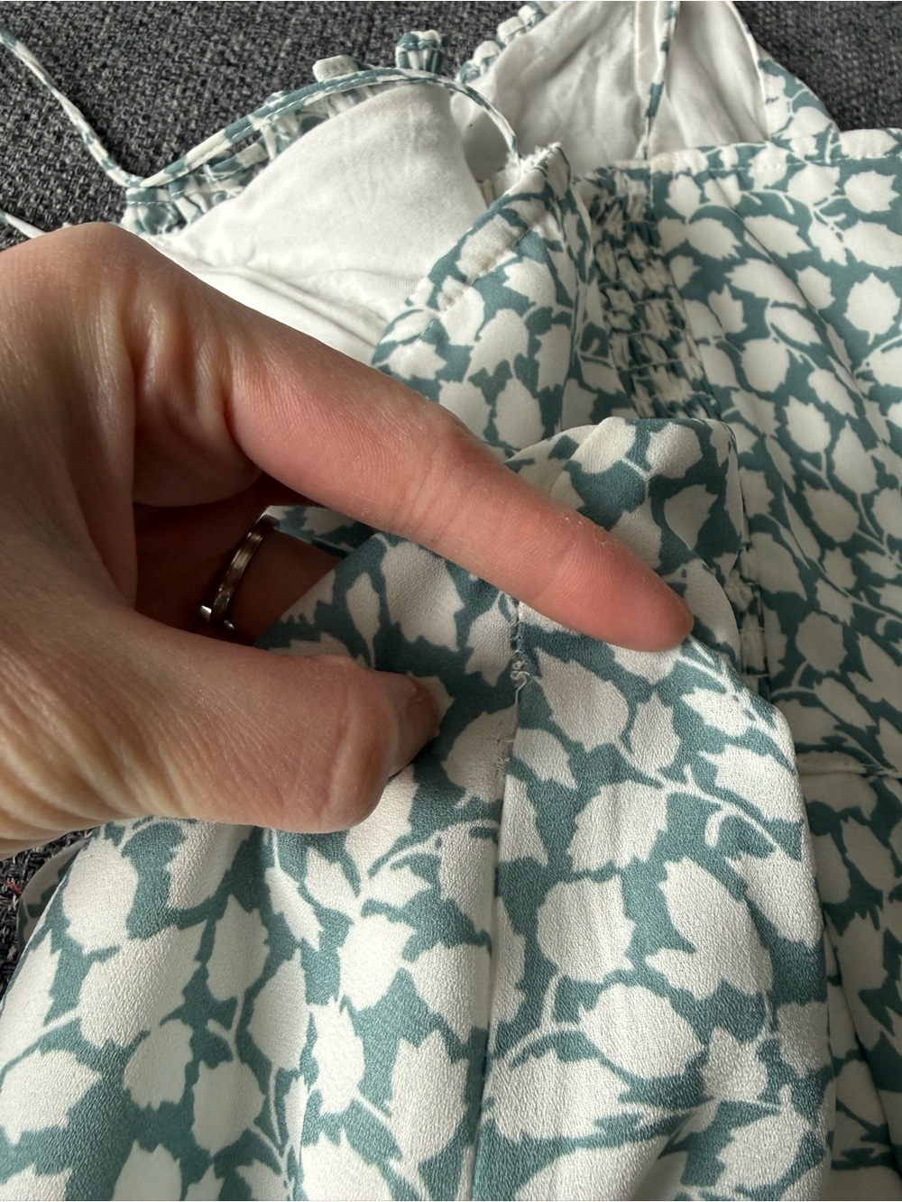 Abercrombie and fitch Tie-Strap Slit front Midi Dress - Picture 10 of 10